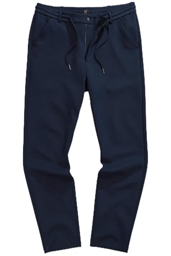 JP 1880 Herren L-8XL Jersey-Hose, Schlupfbundhose, Chino, FLEXNAMIC®, Business, Baukasten New York, bis 8 XL Navy blau 4XL 823920785-4XL von JP 1880