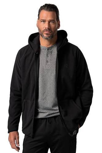 Jay-PI Jay-PI Fleece-Jacke, Ultraleicht, Kapuze, bis 7 XL schwarz XXL 828957100-XXL von JP 1880