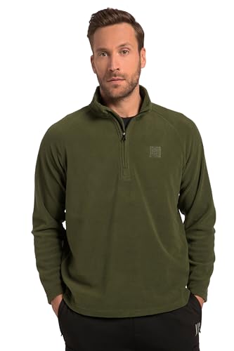 Jay-PI Jay-PI Fleece-Pullover, Outdoor, Troyer, Stehkragen Oliv 4XL 817578440-4XL von JP 1880