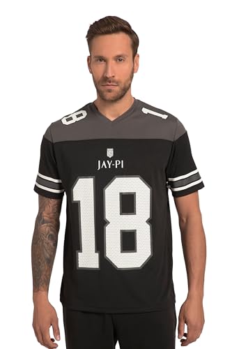 Jay-PI Jay-PI Football-Trikot, American Football, Halbarm, V-Ausschnitt, großer Print schwarz 3XL 817640100-3XL von JP 1880