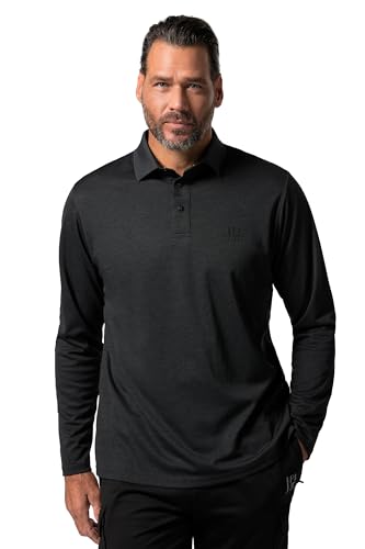 Jay-PI Jay-PI Langarm-Poloshirt, Trekking, Quickdry, bis 7 XL schwarz 5XL 829041100-5XL von JP 1880
