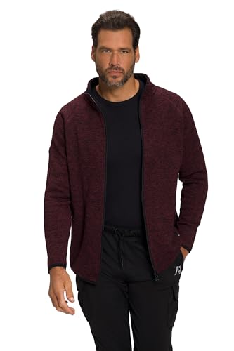 Jay-PI Jay-PI Strickfleece-Jacke aubergine 5XL 802394540-5XL von JP 1880