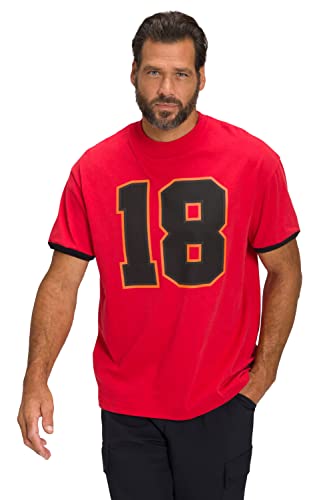 JP 1880 T-Shirt, American Football, Halbarm, Oversized, Football Print rot 4XL 808515535-4XL von JP 1880