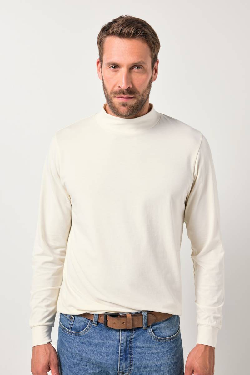 Große Größen JP AWARE Basic-Langarmshirt, Herren, beige, Größe: XL, JP-Aware von JP-Aware