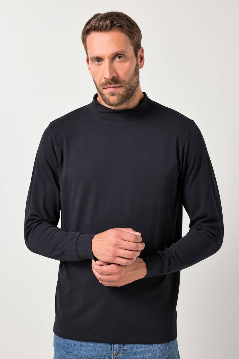 Große Größen JP AWARE Basic-Langarmshirt, Herren, schwarz, Größe: 7XL, JP-Aware von JP-Aware