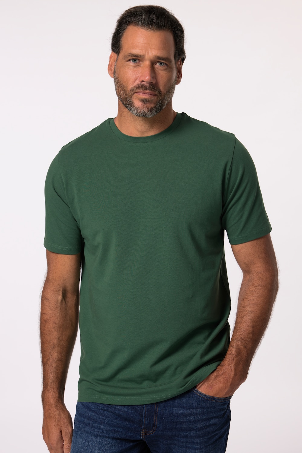 Große Größen T-Shirt, Herren, grün, Größe: 4XL, Baumwolle, JP-Aware von JP-Aware
