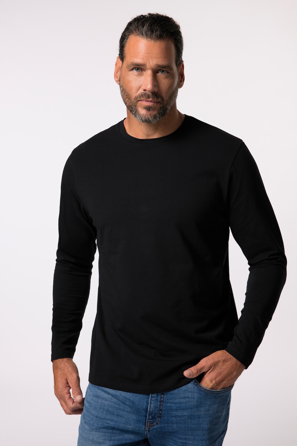 Große Größen Unterhemd, Herren, schwarz, Größe: 8XL, Baumwolle, JP-Aware von JP-Aware