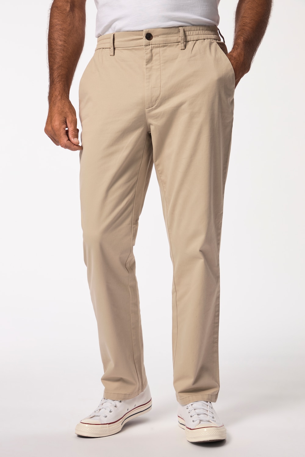 Große Größen JP AWARE Chino, Herren, beige, Größe: XL, Baumwolle, JP-Aware von JP-Aware