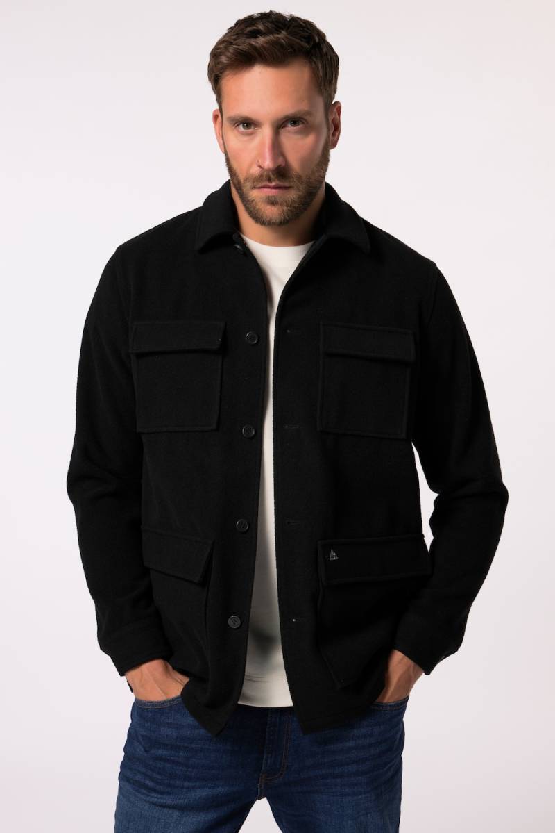 Große Größen JP AWARE Fieldjacket, Herren, schwarz, Größe: 5XL, Wolle, JP-Aware von JP-Aware