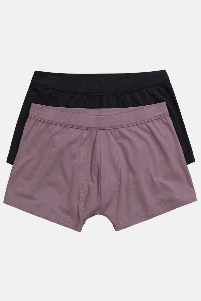 Große Größen JP AWARE Hip-Pants im 2er-Pack, Herren, grau, Größe: XXL, Baumwolle, JP-Aware von JP-Aware