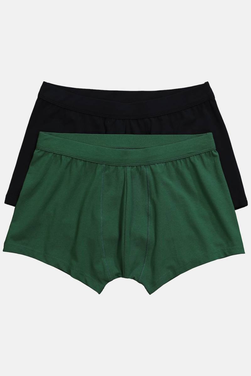 Große Größen JP AWARE Hip-Pants im 2er-Pack, Herren, grün, Größe: XXL, Baumwolle, JP-Aware von JP-Aware