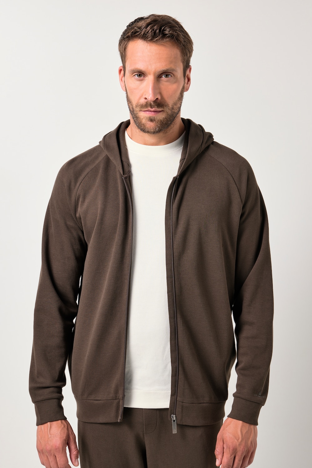 Große Größen JP AWARE Loungewear-Kapuzenjacke, Herren, braun, Größe: L, JP-Aware Große Größen JP AWARE Loungewear-Kapuzenjacke, Herren, braun, Größe: L, JP-Aware von JP-Aware