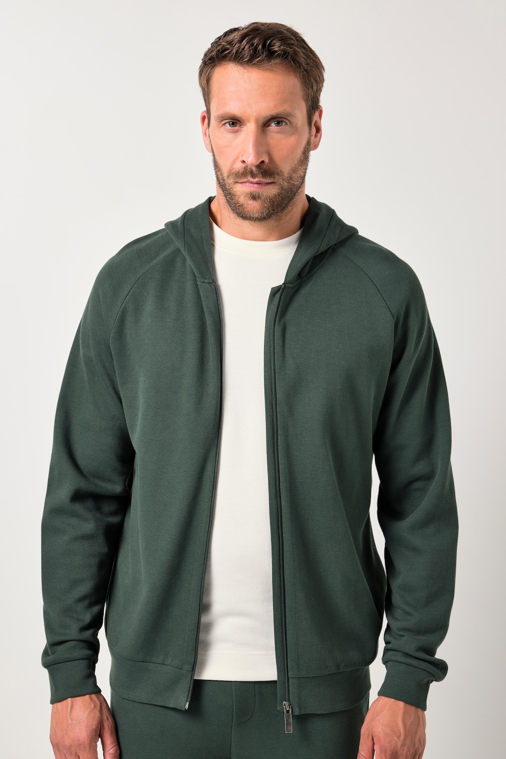 Große Größen JP AWARE Loungewear-Kapuzenjacke, Herren, grün, Größe: XXL, JP-Aware Große Größen JP AWARE Loungewear-Kapuzenjacke, Herren, grün, Größe: XXL, JP-Aware von JP-Aware