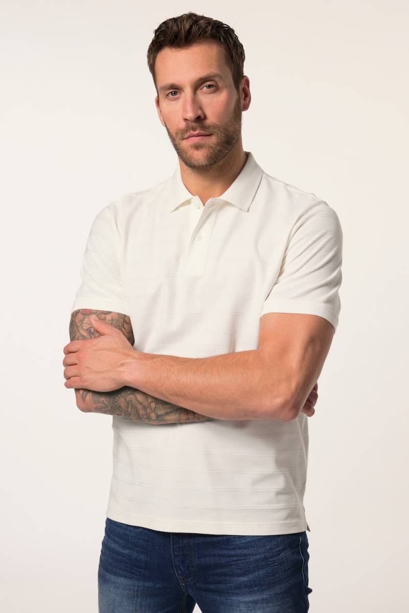 Große Größen JP AWARE Poloshirt, Herren, beige, Größe: 4XL, Polyester, JP-Aware von JP-Aware