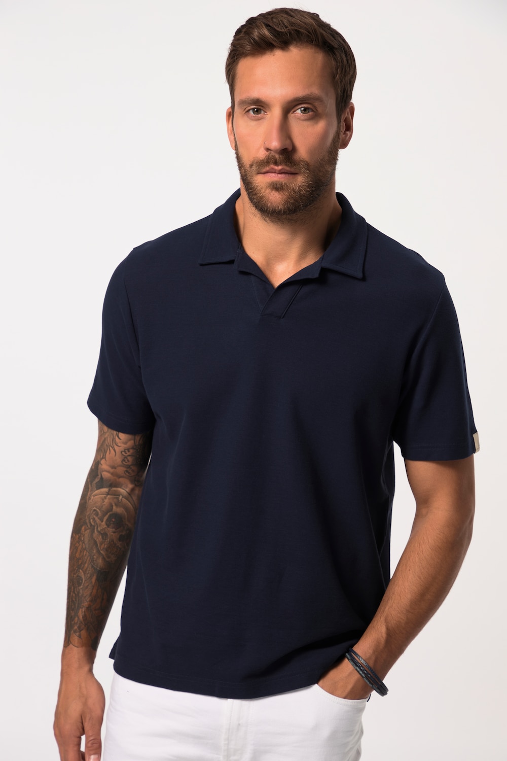 Große Größen JP AWARE Poloshirt, Herren, blau, Größe: 3XL, Baumwolle, JP-Aware von JP-Aware