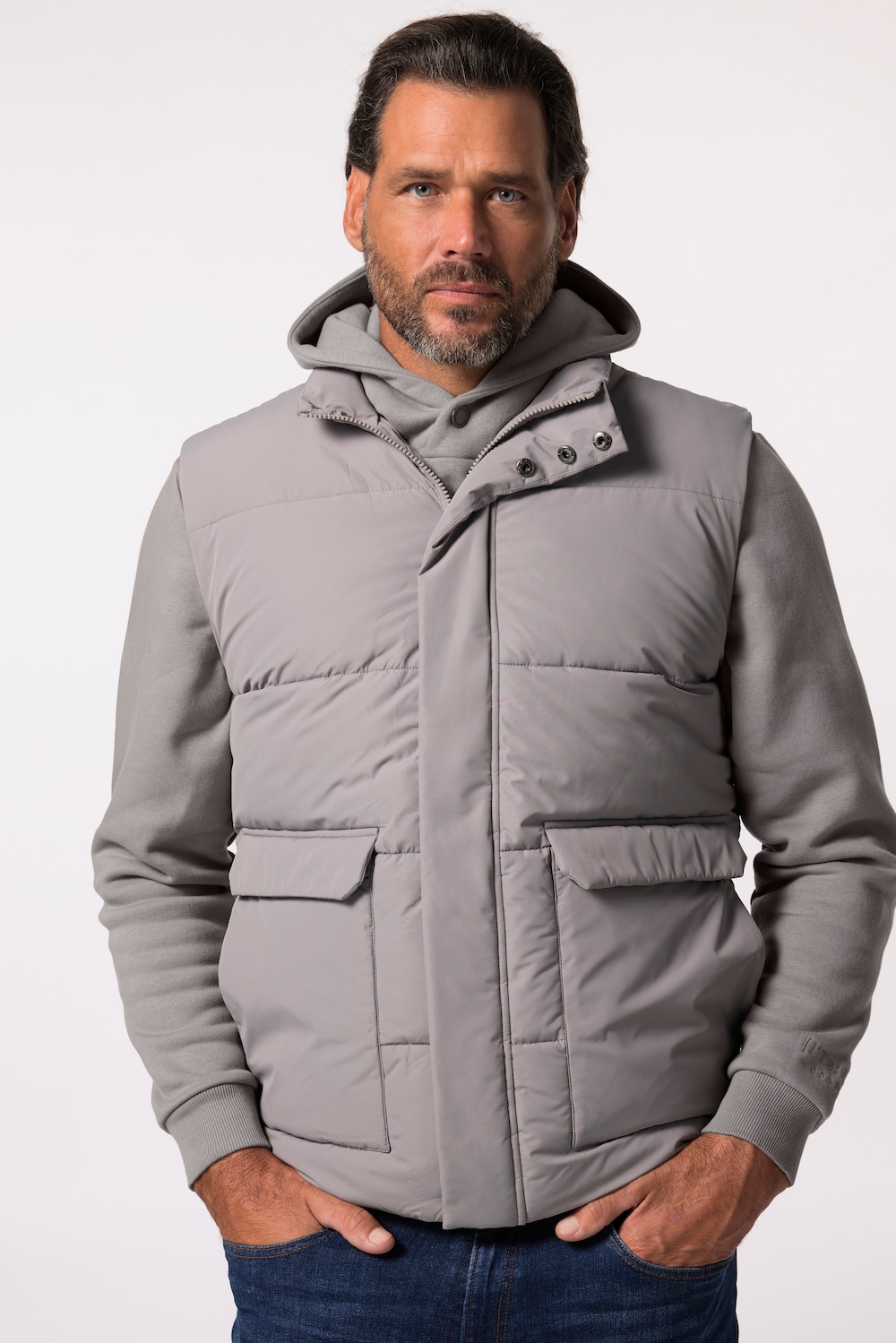 Große Größen JP AWARE Steppweste, Herren, braun, Größe: 4XL, JP-Aware Große Größen JP AWARE Steppweste, Herren, braun, Größe: 4XL, JP-Aware von JP-Aware