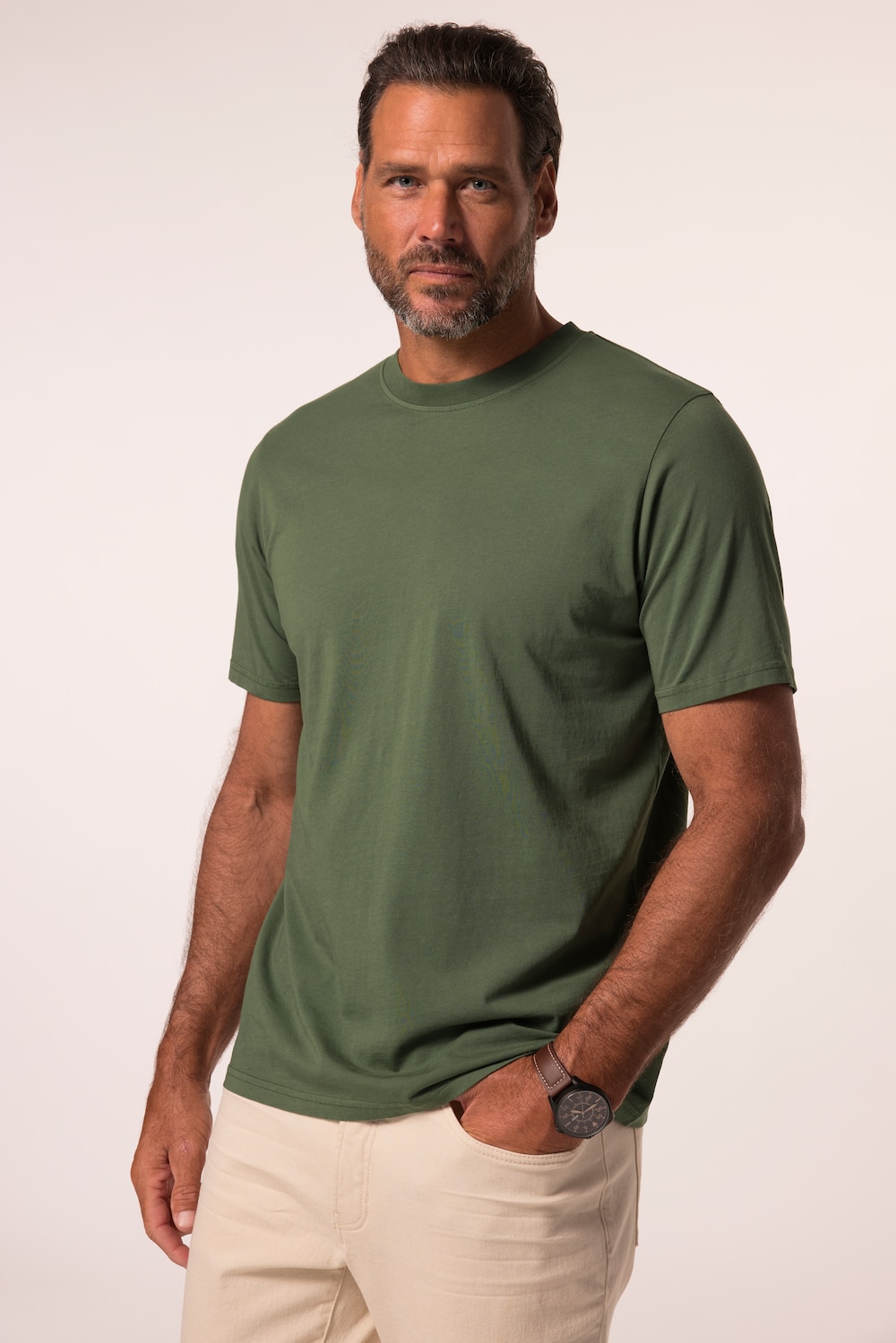 Große Größen JP AWARE T-Shirt, Herren, grün, Größe: 3XL, Baumwolle, JP-Aware von JP-Aware