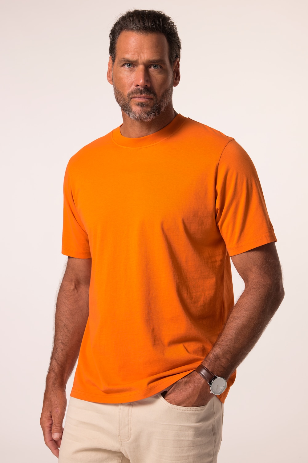 Große Größen JP AWARE T-Shirt, Herren, orange, Größe: 7XL, Baumwolle, JP-Aware von JP-Aware