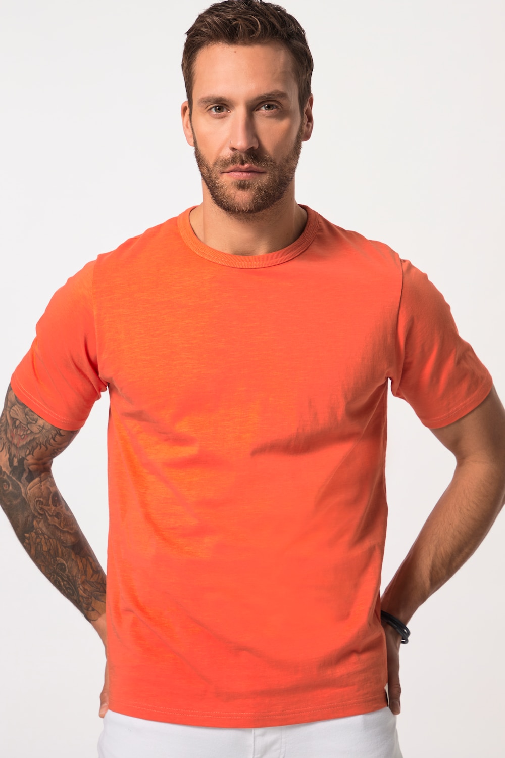 Große Größen JP AWARE T-Shirt, Herren, rot, Größe: 4XL, Baumwolle, JP-Aware von JP-Aware