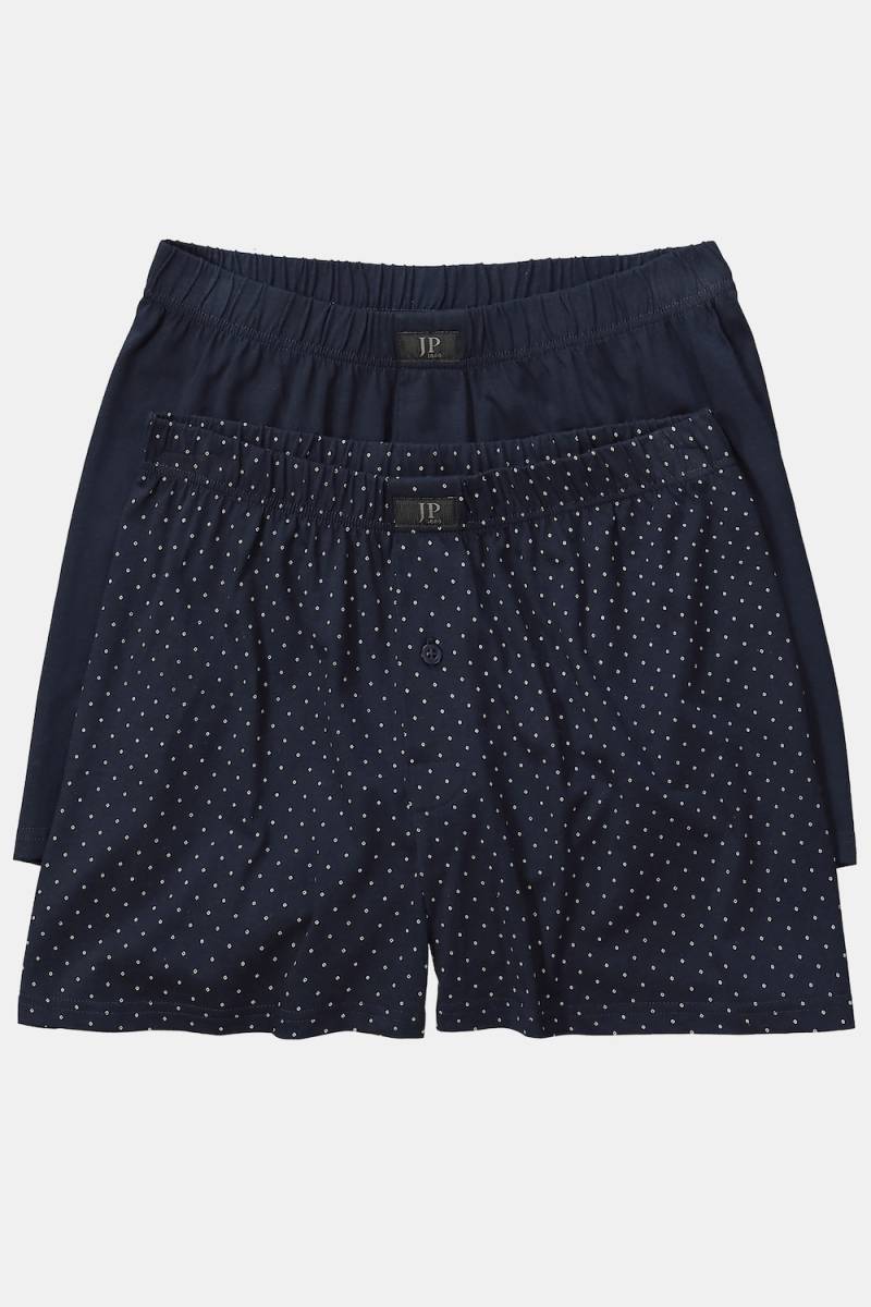 Große Größen Boxershorts, Herren, blau, Größe: 4XL, Baumwolle, JP1880 von JP1880