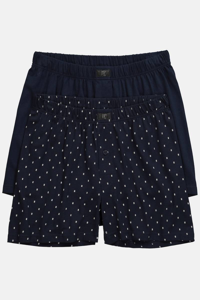 Große Größen Boxershorts, Herren, blau, Größe: L, Baumwolle, JP1880 von JP1880