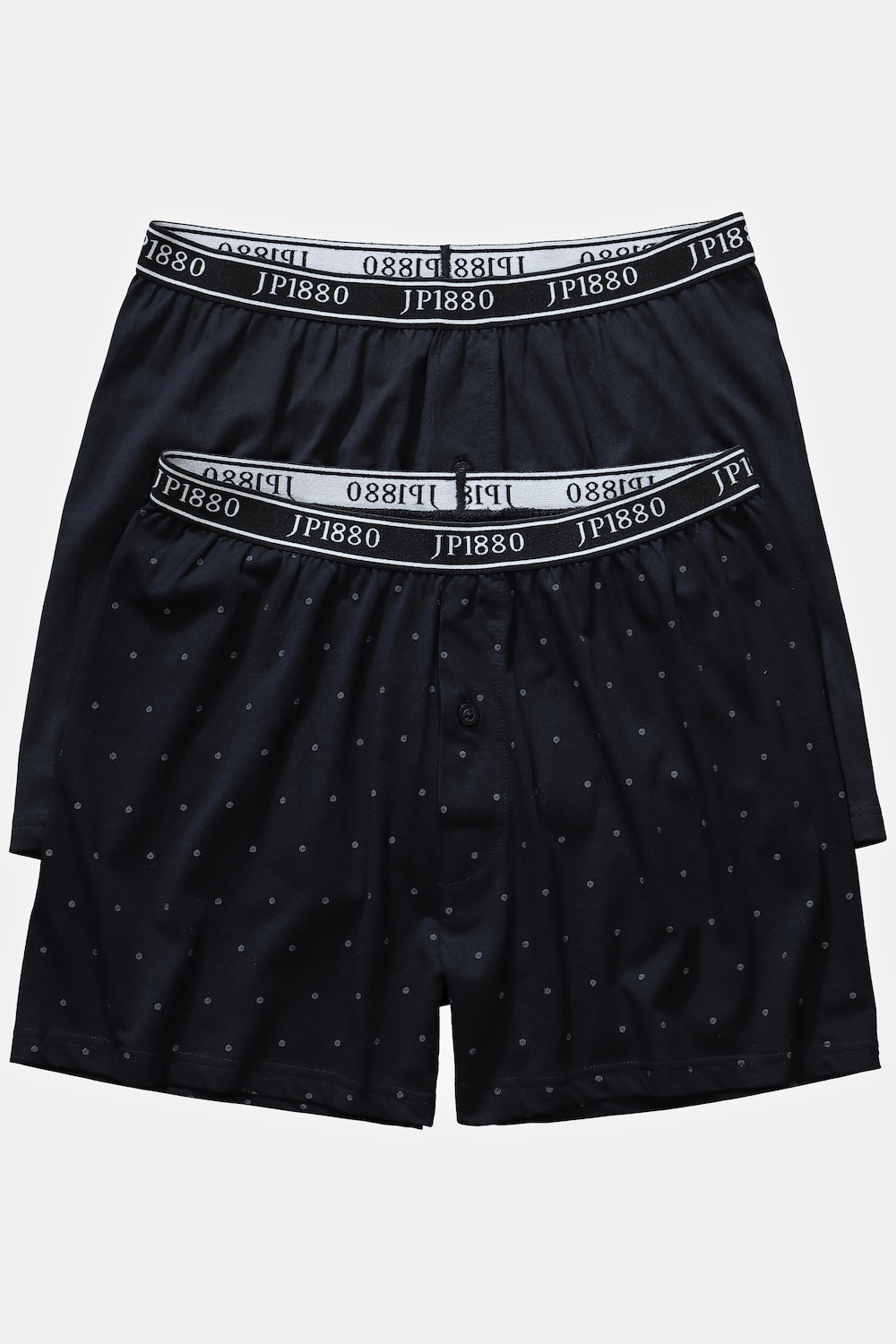 Große Größen Boxershorts, Herren, schwarz, Größe: 4XL, Baumwolle, JP1880 von JP1880