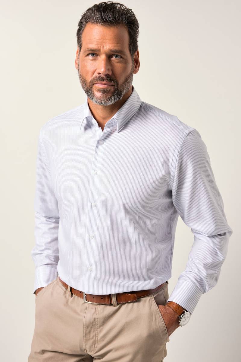 Große Größen Business-Streifenhemd, Herren, weiß, Größe: 8XL, Baumwolle, JP1880 Große Größen Business-Streifenhemd, Herren, weiß, Größe: 8XL, Baumwolle, JP1880 von JP1880