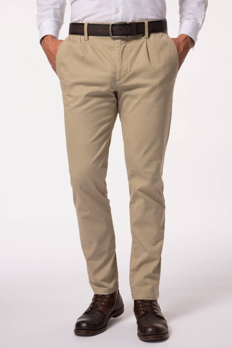 Große Größen JP1880 Chino FLEXNAMIC®, Herren, beige, Größe: 64, Baumwolle/Synthetische Fasern, JP1880 von JP1880