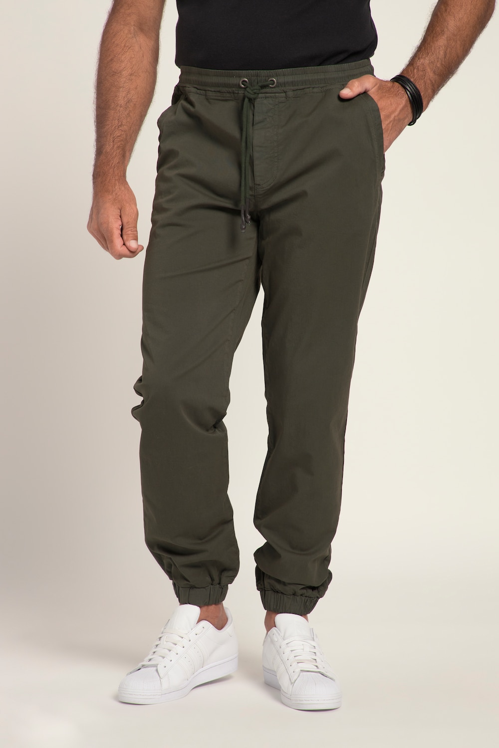 Große Größen Chino FLEXNAMIC®, Herren, grün, Größe: 60, Baumwolle, JP1880 von JP1880