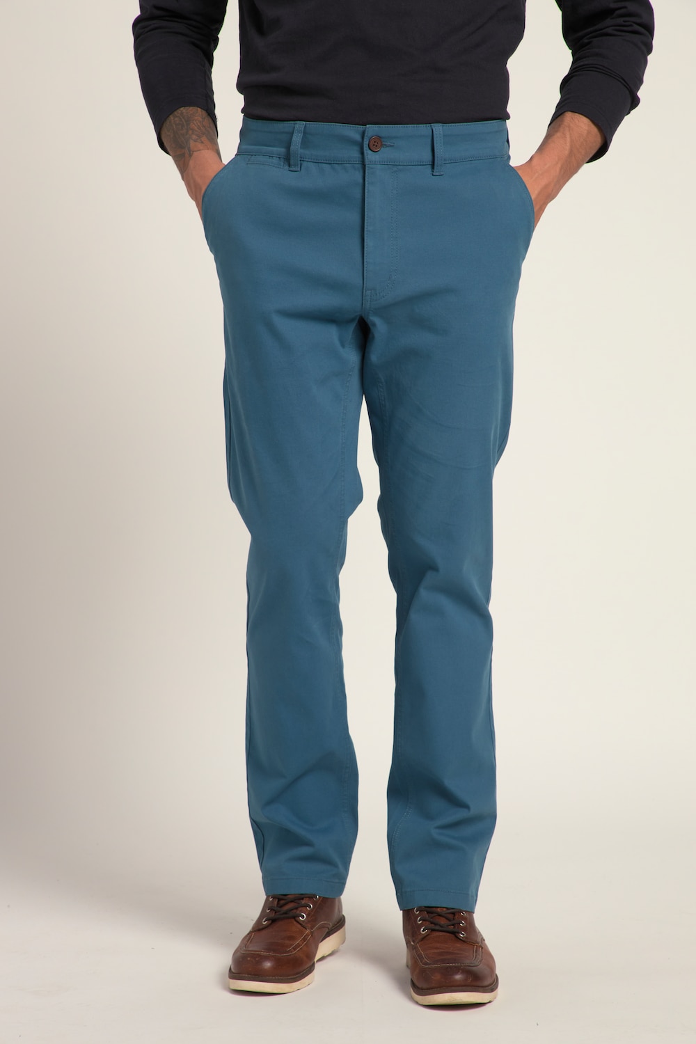 Große Größen Chino Hose, Herren, blau, Größe: 28, Baumwolle, JP1880 von JP1880