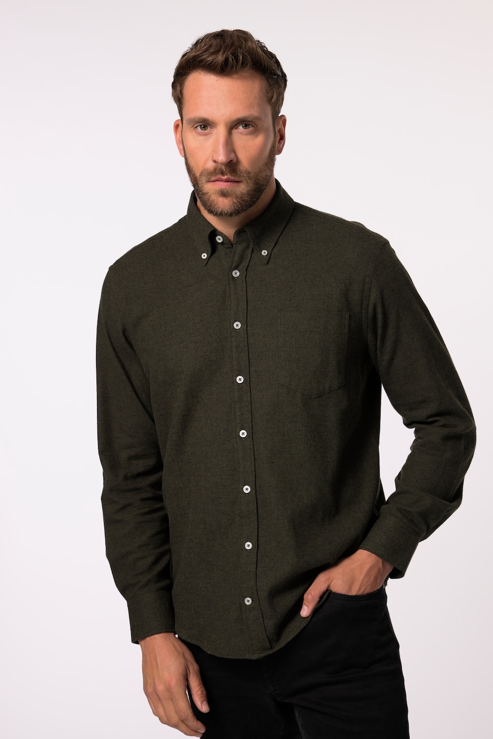 Große Größen Flanellhemd, Herren, braun, Größe: XXL, Baumwolle, JP1880 Große Größen Flanellhemd, Herren, braun, Größe: XXL, Baumwolle, JP1880 von JP1880