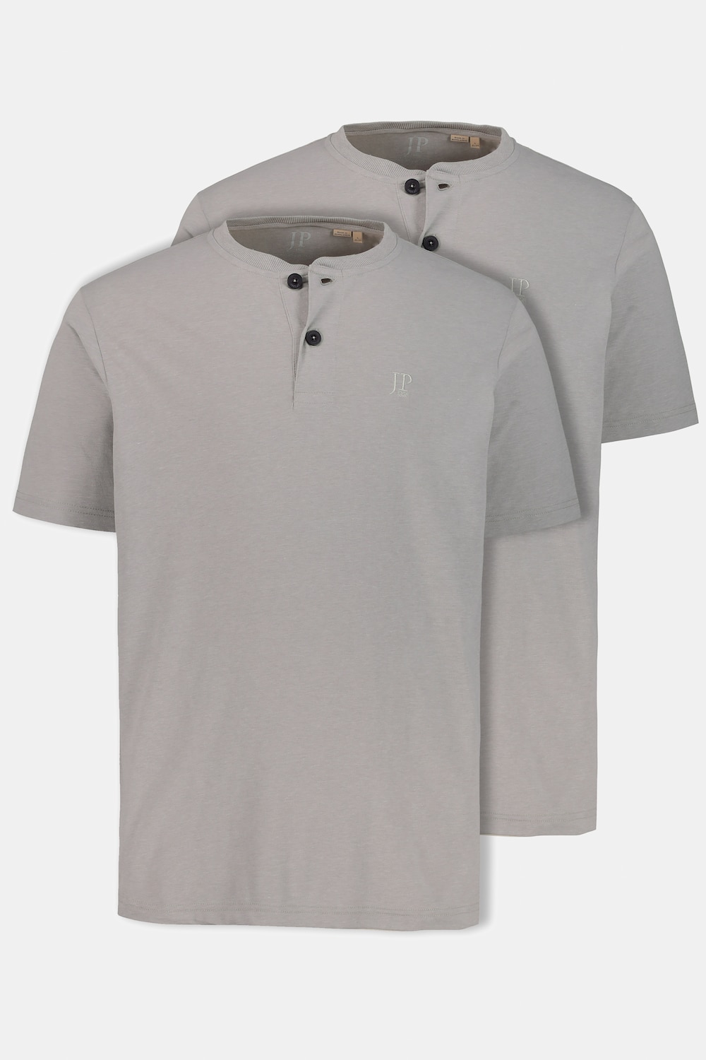 Große Größen Henleys, Herren, grau, Größe: XXL, Baumwolle/Polyester, JP1880 Große Größen Henleys, Herren, grau, Größe: XXL, Baumwolle/Polyester, JP1880 von JP1880