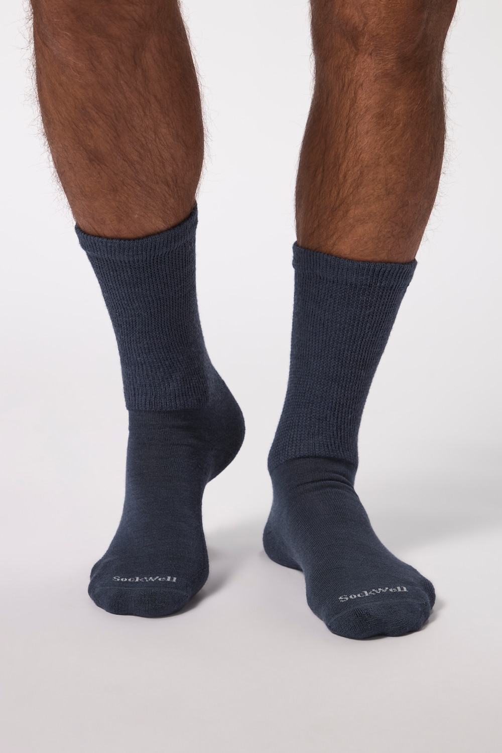 Große Größen Herren Diabetikersocken, Herren, blau, Größe: 43-46, Wolle/Synthetische Fasern/Sonstige, JP1880 von JP1880