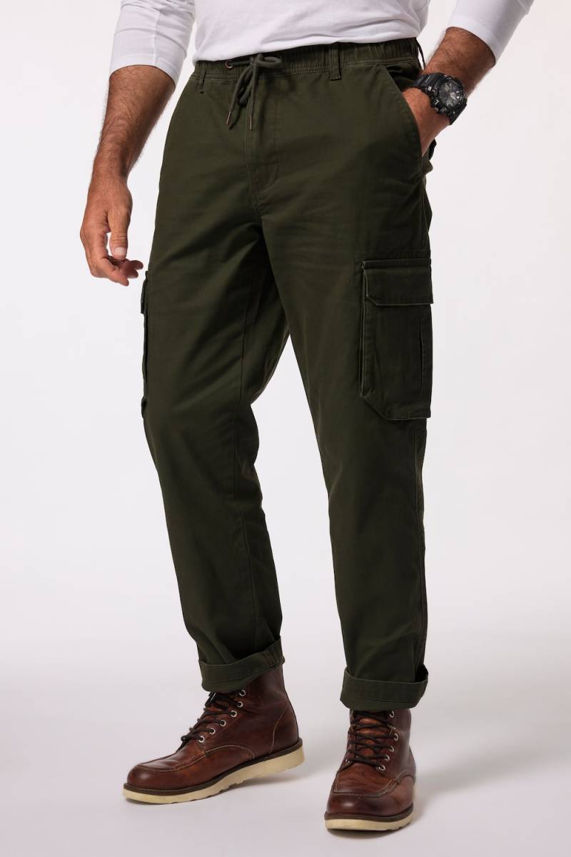 Große Größen JP1880 Cargohose FLEXNAMIC®, Herren, grün, Größe: XXL, Baumwolle, JP1880 von JP1880