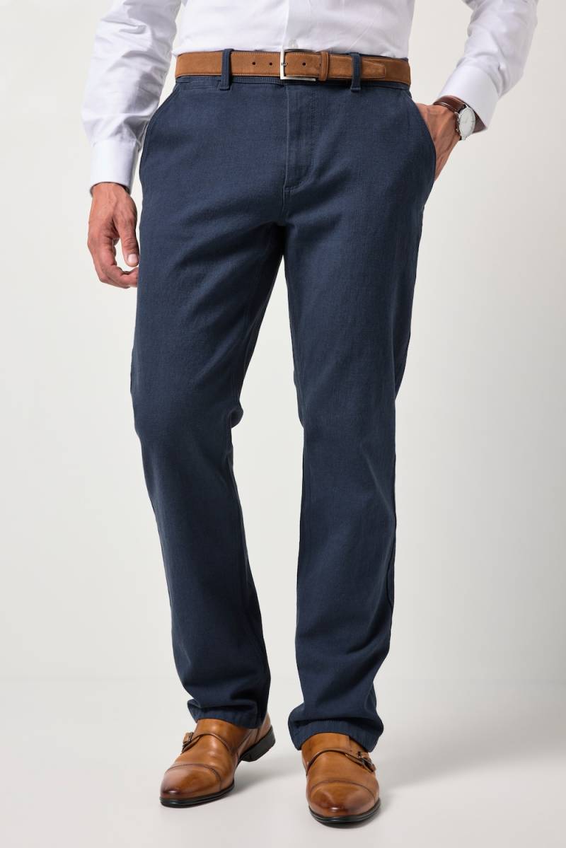 Große Größen JP1880 Chino Hose FLEXNAMIC®, Herren, blau, Größe: 28, Baumwolle, JP1880 von JP1880