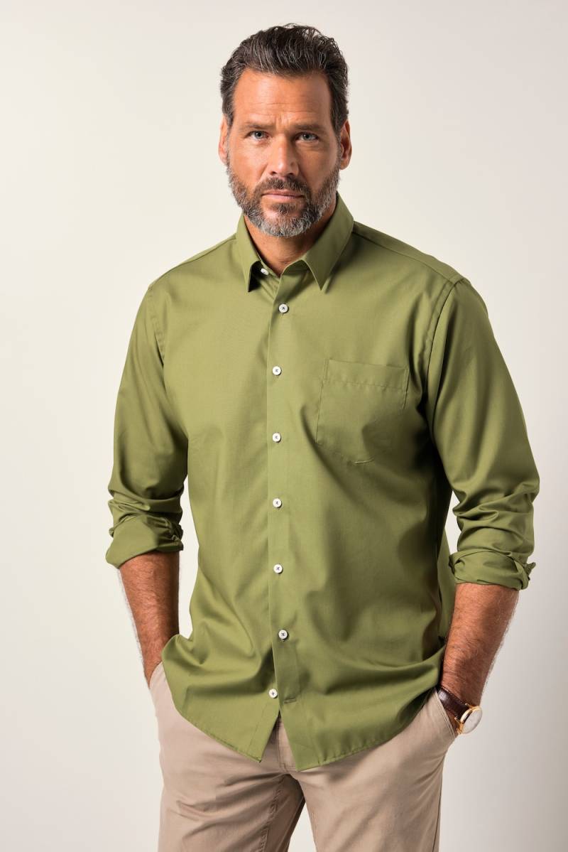 Große Größen JP1880 Hemd, Herren, grün, Größe: 4XL, Baumwolle, JP1880 von JP1880