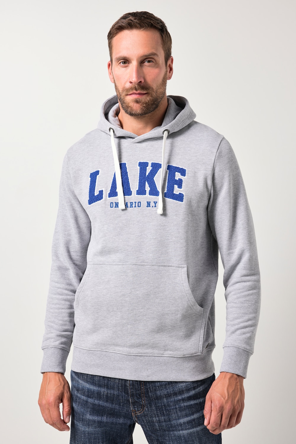 Große Größen JP1880 Hoodie, Herren, grau, Größe: 5XL, Baumwolle/Polyester, JP1880 Große Größen JP1880 Hoodie, Herren, grau, Größe: 5XL, Baumwolle/Polyester, JP1880 von JP1880