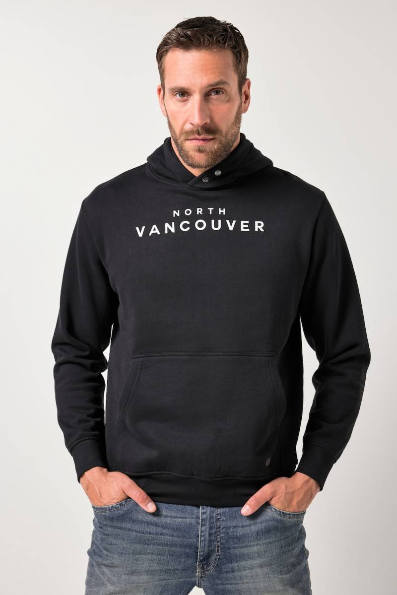 Große Größen JP1880 Hoodie, Herren, schwarz, Größe: 8XL, Baumwolle, JP1880 von JP1880