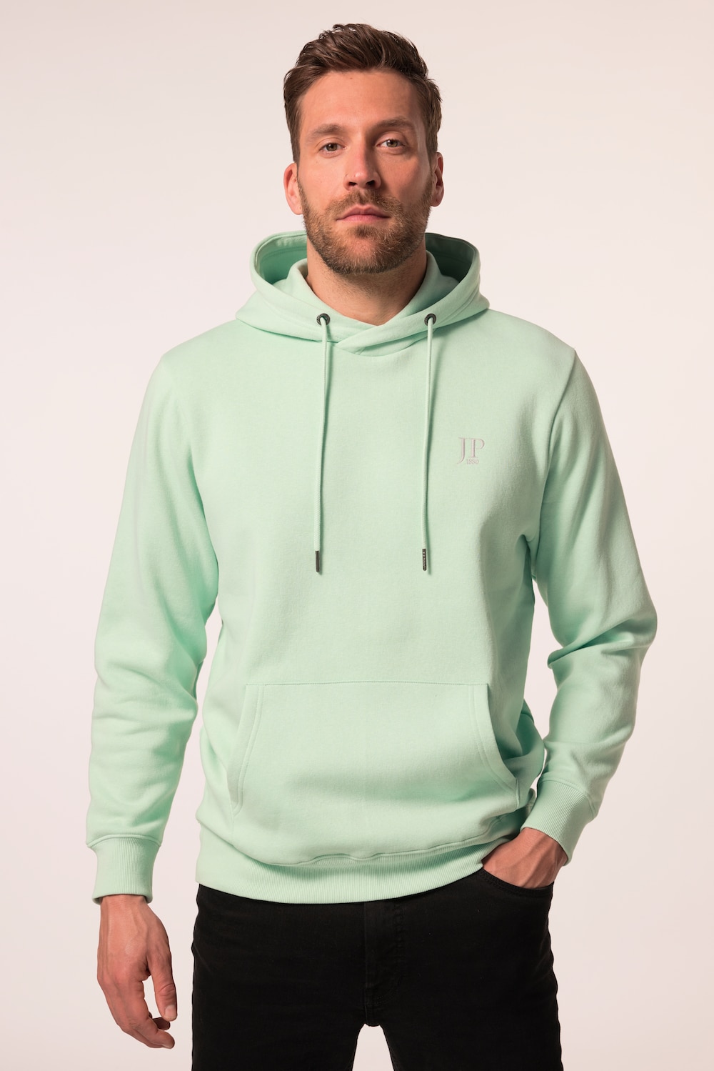 Große Größen JP1880 Hoodie, Herren, türkis, Größe: 8XL, Baumwolle/Polyester, JP1880 von JP1880