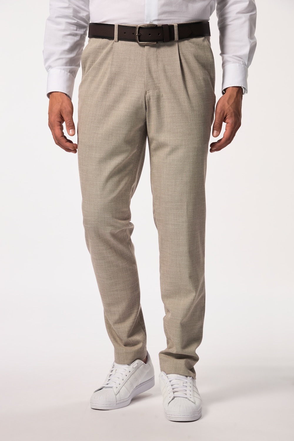 Große Größen JP1880 Hose Bamboo Baukasten FLEXNAMIC®, Herren, braun, Größe: 30, Polyester/Viskose, JP1880 von JP1880