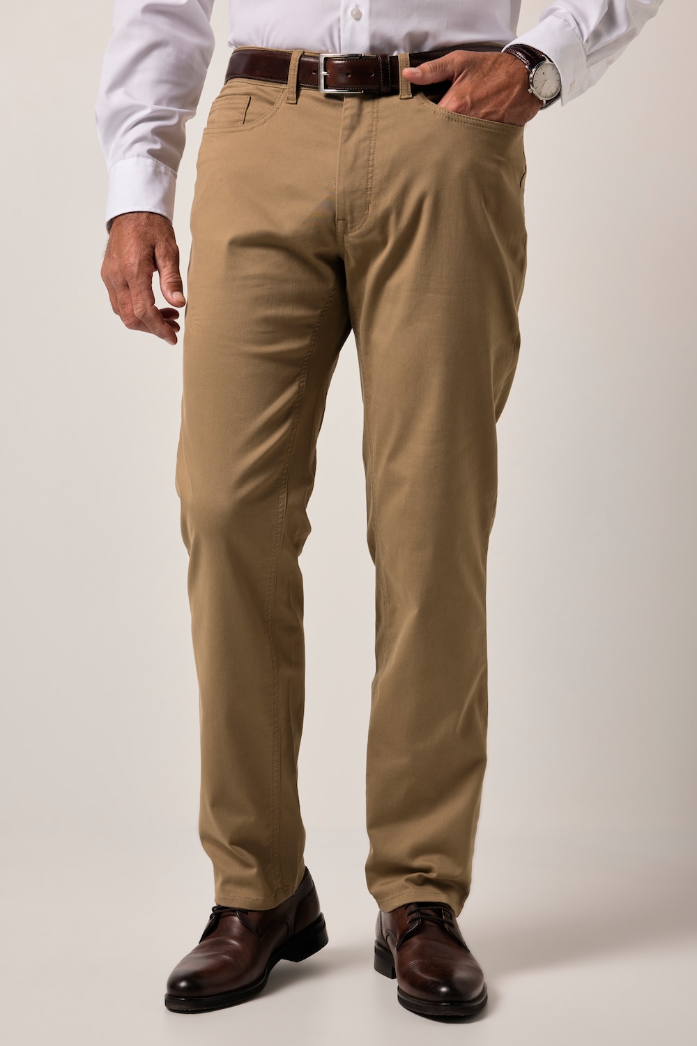 Große Größen JP1880 Hose FLEXNAMIC®, Herren, beige, Größe: 52, Baumwolle/Polyester, JP1880 von JP1880