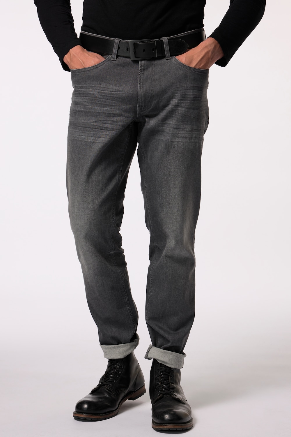 Große Größen JP1880 Jeans, Herren, grau, Größe: 34, Baumwolle, JP1880 von JP1880