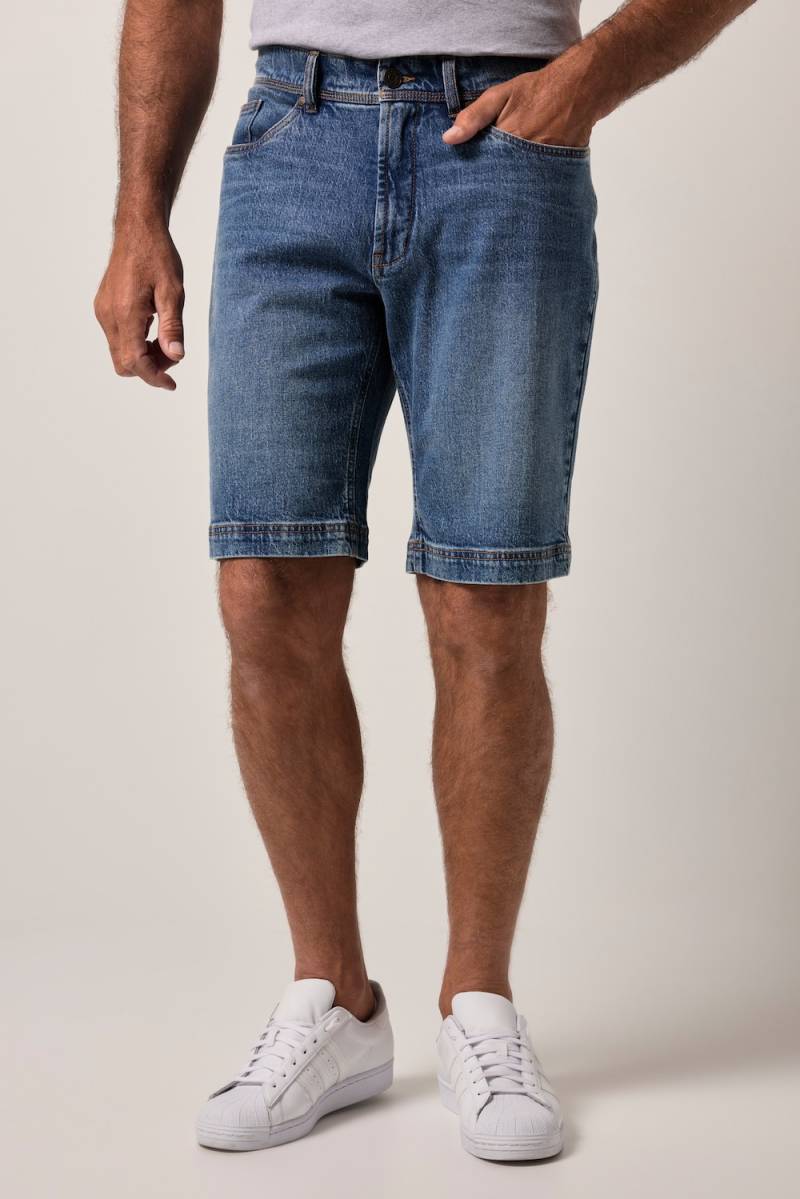 Große Größen JP1880 Jeans-Bermuda, Herren, blau, Größe: 68, Baumwolle, JP1880 von JP1880
