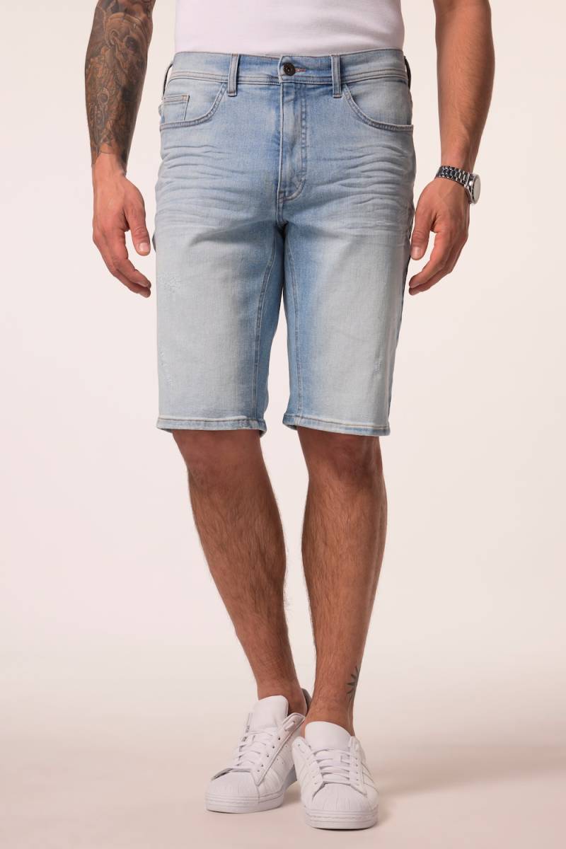 Große Größen JP1880 Jeans-Bermuda FLEXNAMIC®, Herren, blau, Größe: 58, Baumwolle, JP1880 von JP1880