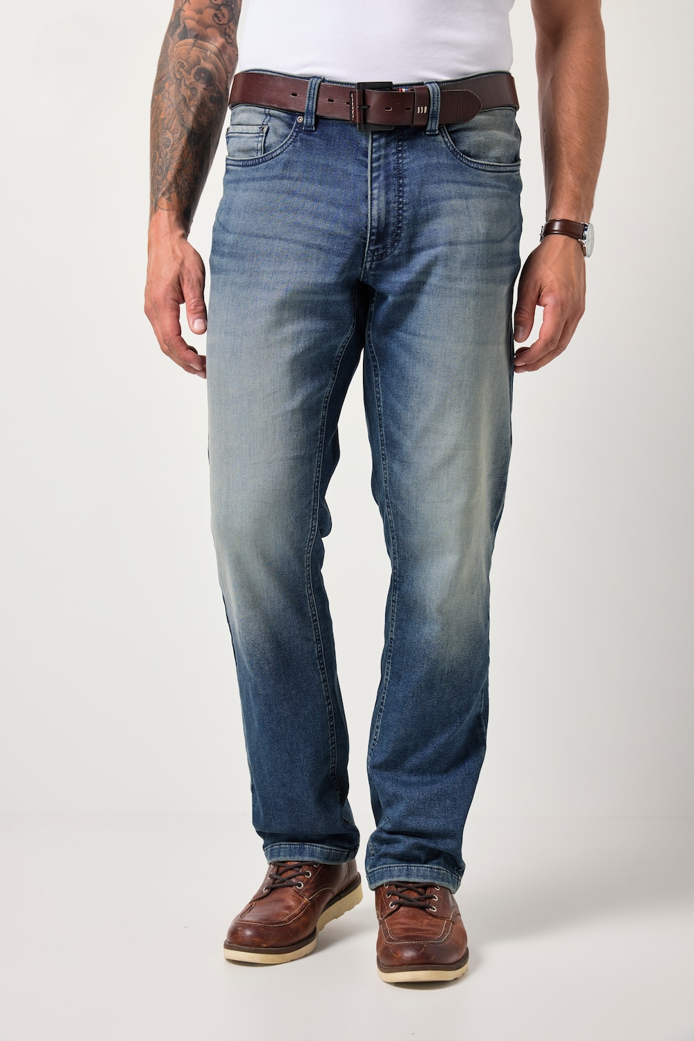Große Größen JP1880 Jeans FLEXNAMIC®, Herren, blau, Größe: 52, Baumwolle/Polyester, JP1880 von JP1880
