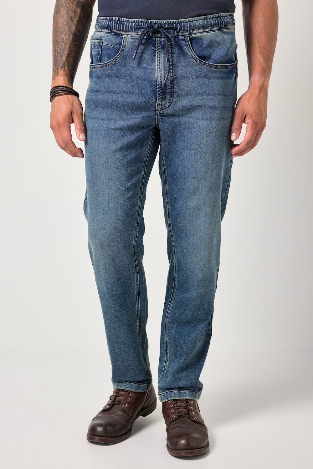 Große Größen JP1880 Jeans FLEXNAMIC®, Herren, blau, Größe: 6XL, Baumwolle/Polyester, JP1880 von JP1880