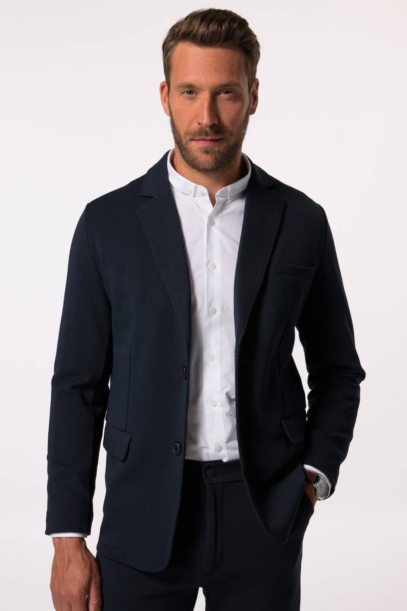 Große Größen JP1880 Jerseysakko, Herren, blau, Größe: L, Baumwolle/Polyester, JP1880 von JP1880