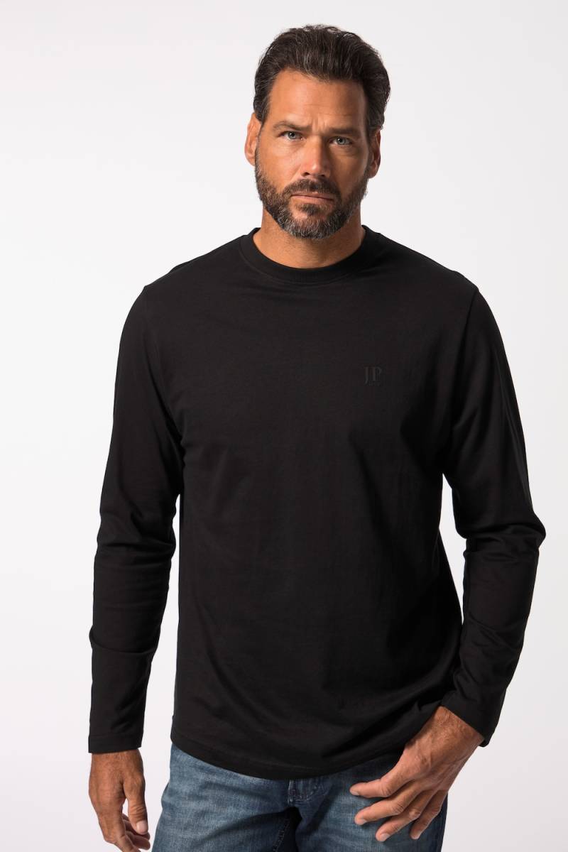 Große Größen JP1880 Langarmshirt, Herren, schwarz, Größe: XL, Baumwolle, JP1880 Große Größen JP1880 Langarmshirt, Herren, schwarz, Größe: XL, Baumwolle, JP1880 von JP1880