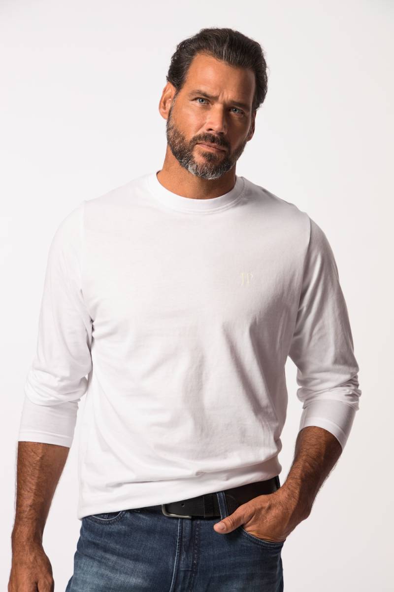Große Größen JP1880 Langarmshirt, Herren, weiß, Größe: 7XL, Baumwolle, JP1880 Große Größen JP1880 Langarmshirt, Herren, weiß, Größe: 7XL, Baumwolle, JP1880 von JP1880