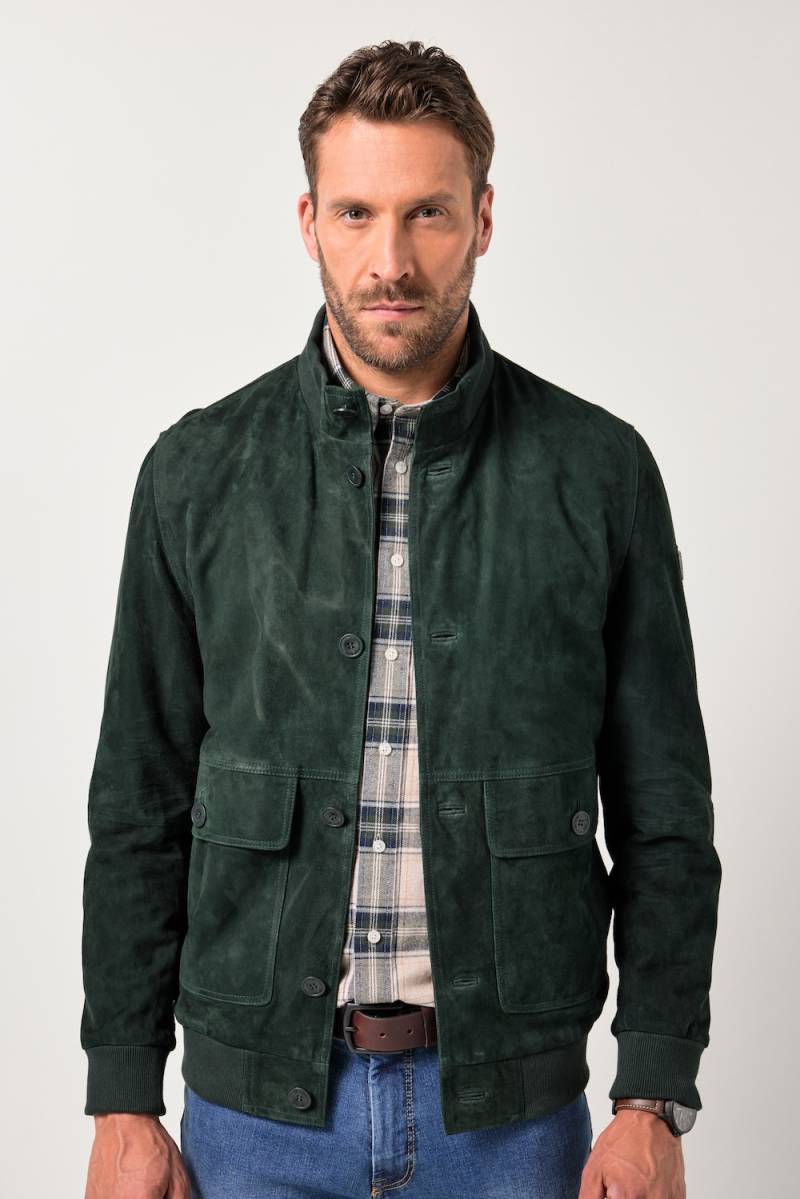 Große Größen JP1880 Lederjacke, Herren, grün, Größe: 3XL, Leder/Baumwolle, JP1880 von JP1880